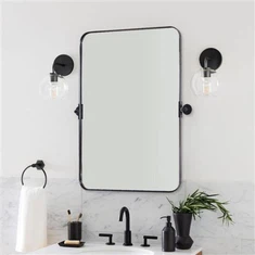 Šarnīra spoguļa vannas istaba